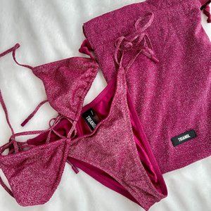 TRIANGL Sparkly Grape Minca Bikini Set